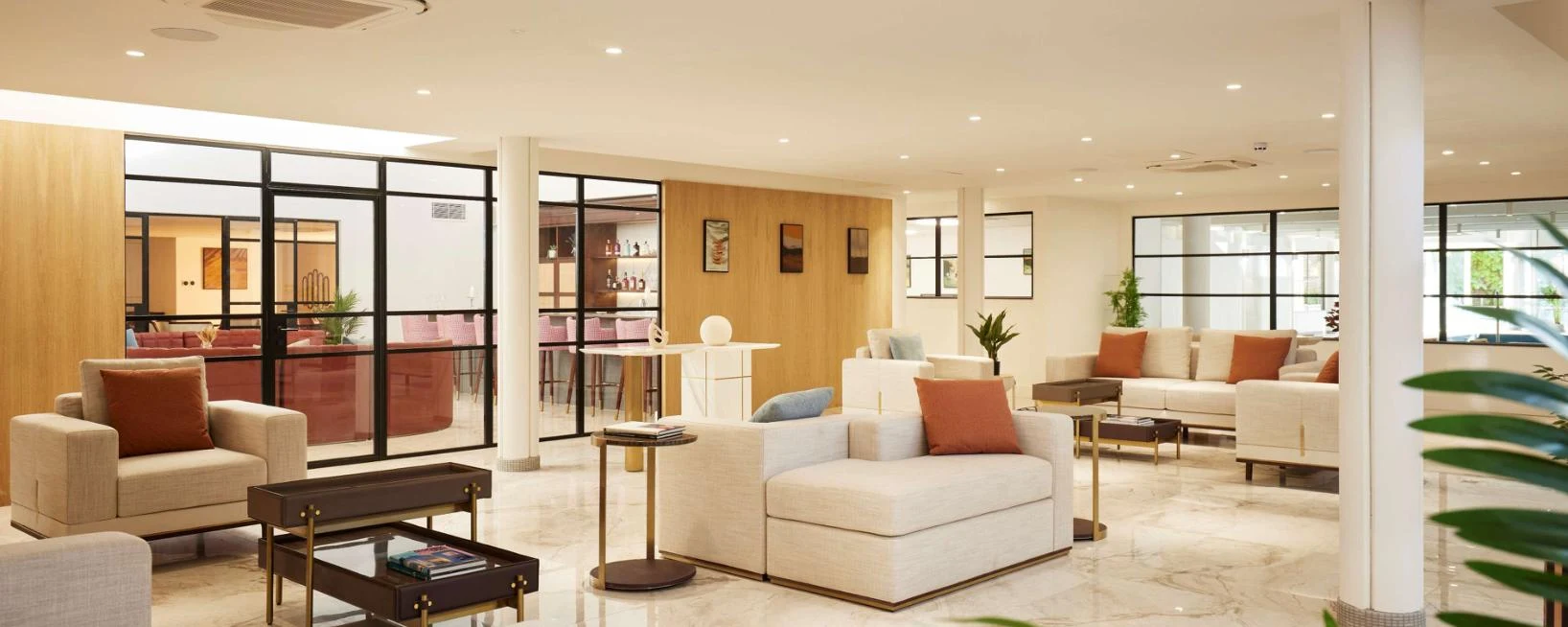 Residents’ communal lounge