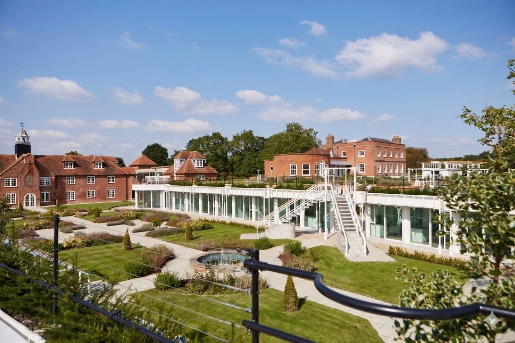 Listed architecture and landscaping at The Sandars