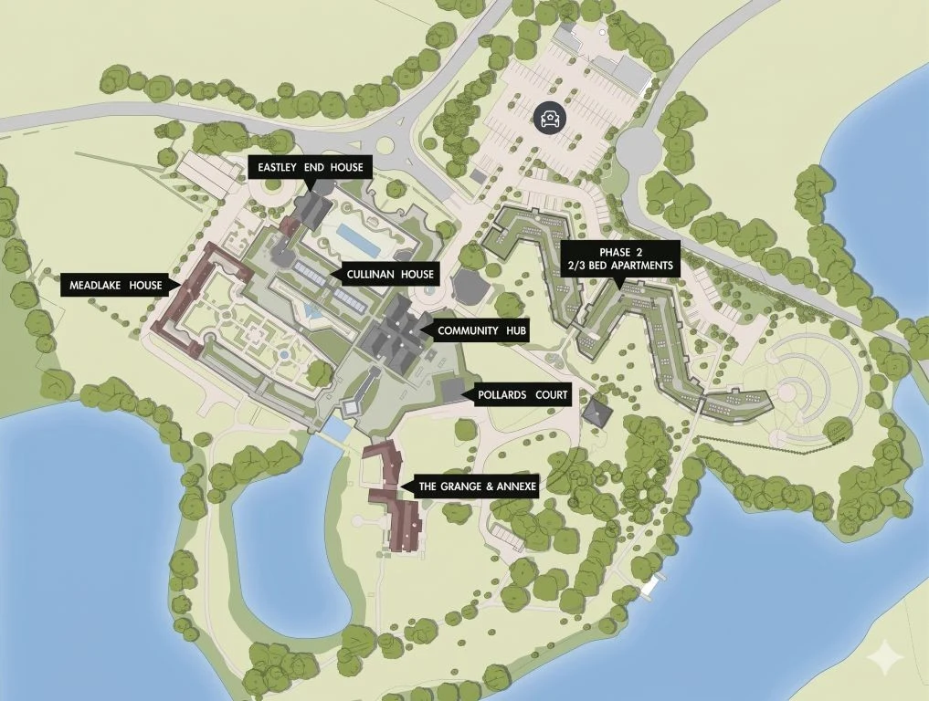 Estate layout illustration