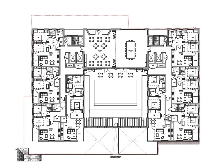 Illustrative apartment-scheme plan
